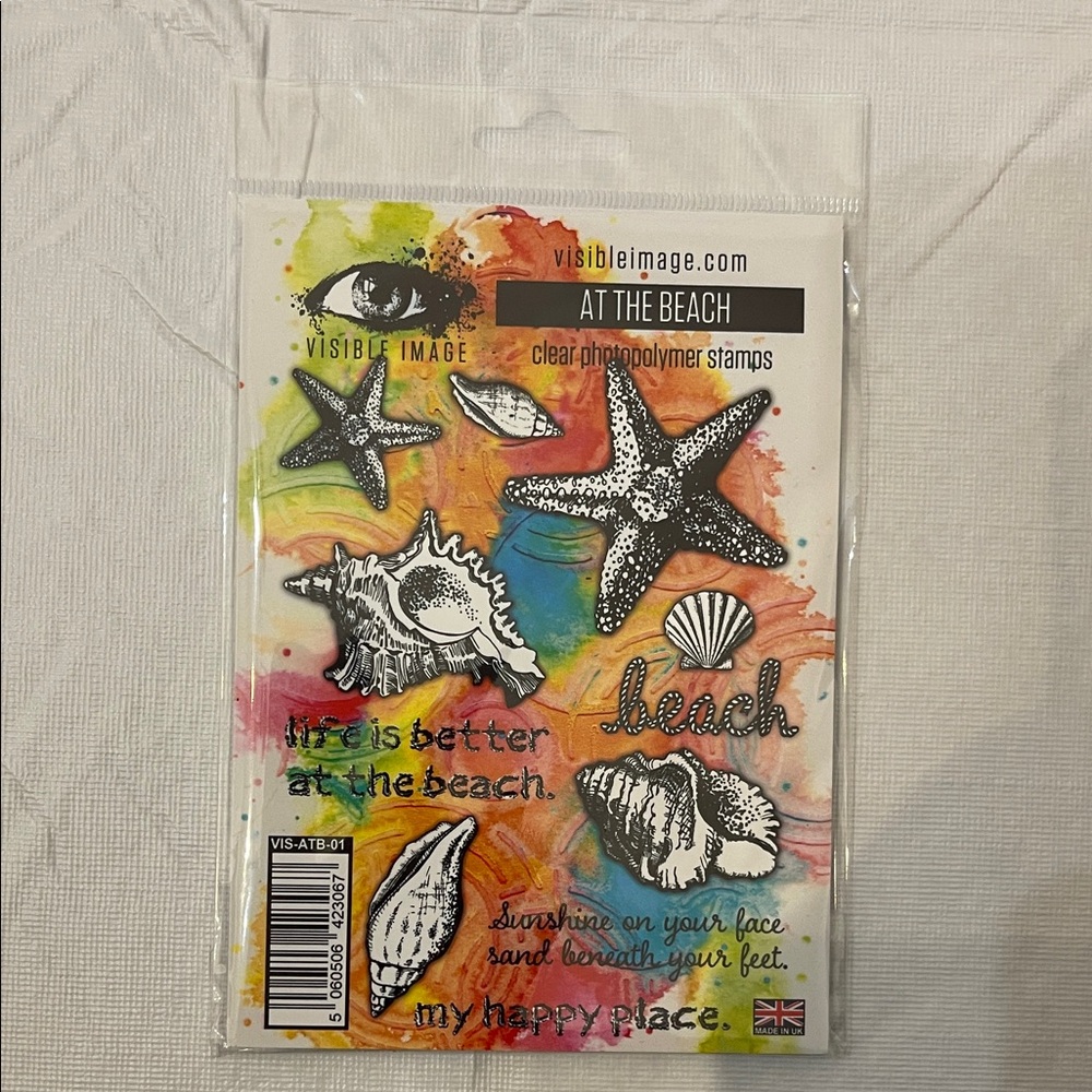 At The Beach Clear Stamps